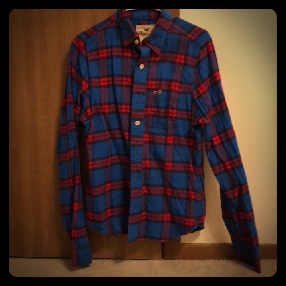 Hollister Plaid Button Up